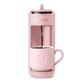 Keurig 611247408865 K-mini Mate Single Serve K-cup Pod Coffee Maker Small Pink Sands