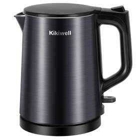 Kikiwell 768490395821 0.8l Small Electric Kettles Stainless Steel Travel Mini Hot Water Boiler Hea
