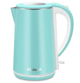 K-001-2017 Kikiwell Electric Kettle Stainless Steel For Boiling Water Double Wall Hot Boil