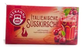 7503 Kings Crown Teekanne Italian Sweet Cherry Tea 20 Bags/1ct. Made In Germany