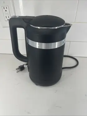 Kek1585bm Kitchenaid Design Matte Black 1.5l Jug Electric Base Lift And Serve Kettle