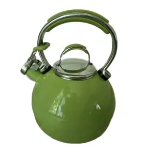 Kten20c Kitchenaid Green Whistling Tea Kettle Stainless Steel Handle Enamel 2 Quart