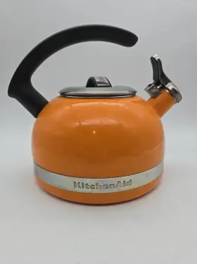 Kten20sbdo Kitchenaid Mandarin Orange 2 Quart Kettle Stainless Steel C Handle Rare