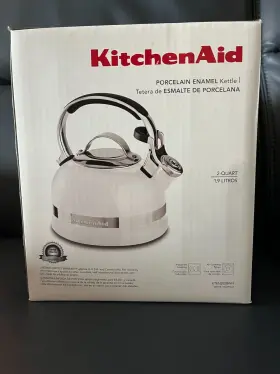 Kten20sbwh Kitchenaid Porcelain Enamel Kettle White 2 Quart