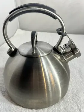 Q12c Kitchenaid 2 Quart Tea Pot Kitchen Aid Stainless Steel Whistling Kettle
