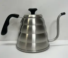 Kitchenmo 819594023223 Gooseneck Pour Over Stovetop Coffee Tea Kettle 40oz/1.2l Built-in Thermometer