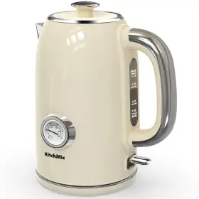 Kettles1500w Kitchmix 635408172341 Electric 1.7l Stainless Steel Tea Kettle With Thermometer Auto