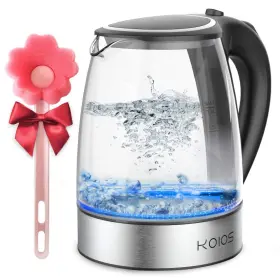 1500w Koios 735317426358 Electric Stainless Glass Water Kettle Bpa-free 1.8l Automatic Shut Off