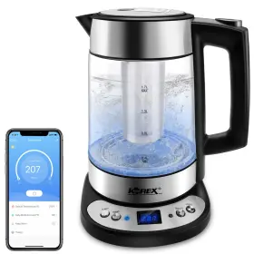 Korex 732083306365 Smart Electric Kettle App Control Glass Water Boiler Included Filter Suitabl