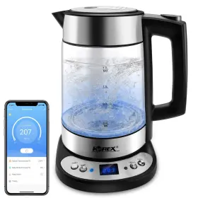 Ax-wf306 Korex Smart Electric Water Kettle Glass Heater Boiler Suitable For Wifi App Alexa G
