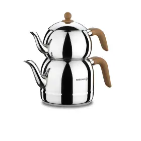 Korkmaz 691607001969 Turkish Teapot 18/10 Stainless Steel 3.6 Litre Capacity