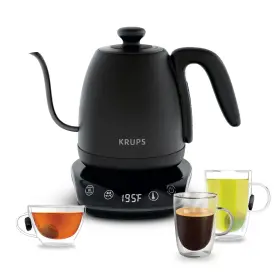 Krups 010942228745 Electric Kettle Caf Control Stainless Steel Gooseneck 1 Lite