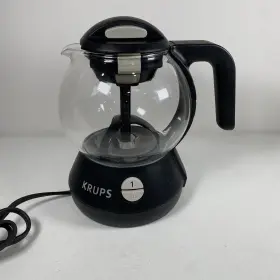 Fl702 Krups Electric Teapot Kettle Tea Maker Modernist Glass Usa - Tested