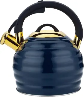 L03-blue Lazneyru Tea Kettle For Stove Top Whistling Teapot 3.2q Pot Stainless Steel Teakettl