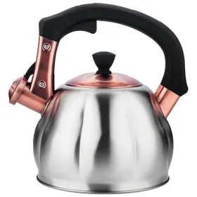 L04-silver Lazneyru Stainless Steel Tea Kettle For Stove Top Teakettles Stovetop Whistling With H