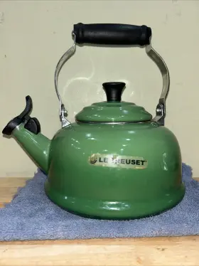 03101-69 Le Creuset Fennel Round Shape Kitchenware Top Handle Stove Tea Kettle