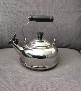 140list Le Creuset 3135 Classic Stainless Steel Whistling Tea Kettle 1.7 Qt/1.6 L