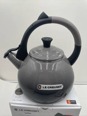 Le Creuset 40107014440005 1.6 Quart Enamel On Steel Oolong Kettle Oyster