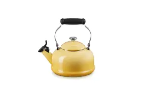 40114260795201 Le Creuset Enamel On Steel 1.7 Quart Classic Whistling Kettle Camomille - New