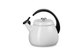 Le Creuset 40200310010241 Enamel On Steel Cloche Kettle 2.2 Qt. White Quarts