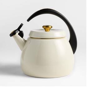 Le Creuset 40200310717241. 2.2- Quart Sea Salt Whistling Tea Kettle Signature Series