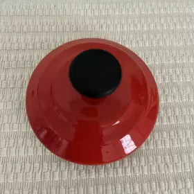 Q3101-17 Le Creuset Top Lid For Enamel On Steel Whistling Tea Kettle 1.7 Quart Red