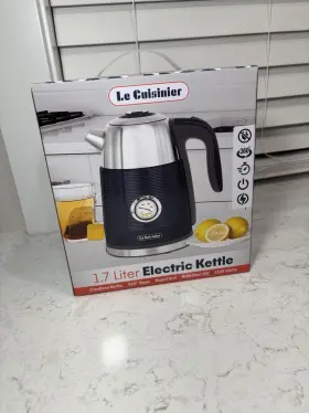 1100 Le Cuisinier 041979210458 Electric Cordless Kettle - 1.7l 360 Base Watt Auto Shut Off