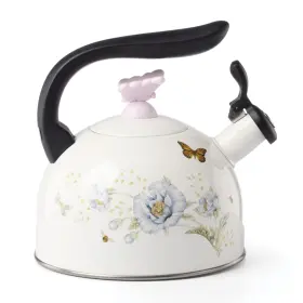 897924 Lenox Butterfly Meadow Tea Kettle - Elegant Kitchenware