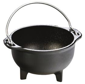 Lodge 075536801308 Country Kettle Cast Iron 1 Pint Black