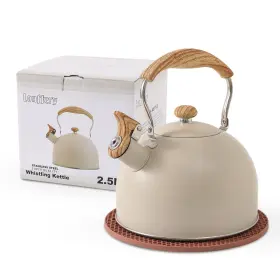 Lonffery 795261189006 Tea Kettle 2.5 Quart Whistling Pots For Stove Top Food Grade