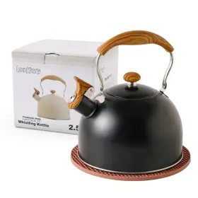 Lonffery 795261189105 Tea Kettle For Stove Top 2.5 Quart Whistling With Food Gr