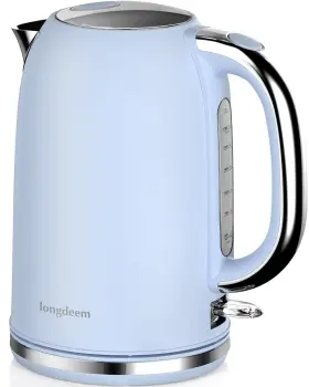 Longdeem 712679918318 Tea Kettle For Boiling Water Wide-open Lid Stainless Steel Boiler 150