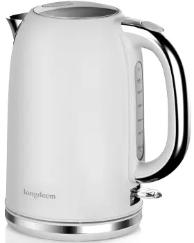 Longdeem 712679918325 Electric Tea Kettle For Boiling Water Wide Open Lid Stainless Steel Bo