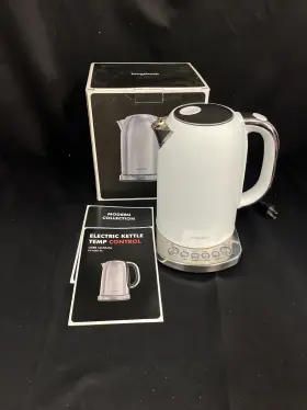 Ld-k3074a Longdeem White Temp Control Modern Collection Electric Kettle