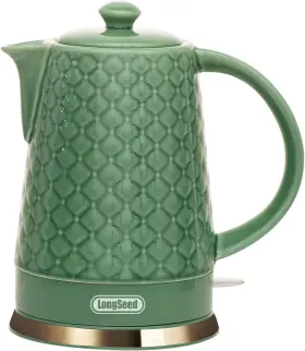 Longseed 755086202755 Ceramic Electric Kettle 1.5l/1200w Boil Water Quickly And Easily With Boil-d