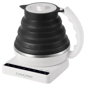 Loutytuo 791537865575 Ultrathin Food Grade Silicone Travel Foldable Electric Kettle Variable Temper