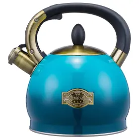 Luxgrace 705690250284 S-p Whistling Tea Kettle Stove Top Teapot Stainless Steel Teakettle 2.8 Quart