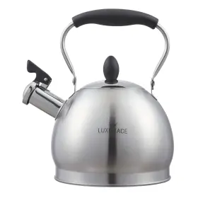 Luxgrace 739439354940 Creative Home 2.6 Quart Stainless Steel Whistling Tea Kettle Teapot With Alum Inch