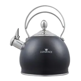 Luxgrace 739439489949 Creative Home 2.5 Quart Stainless Steel Whistling Tea Kettle Teapot With Alum Inch