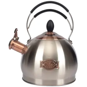 Luxgrace 774980057636 Whistling Tea Kettle Stainless Steel Teapot Teakettle For Stovetop Induction