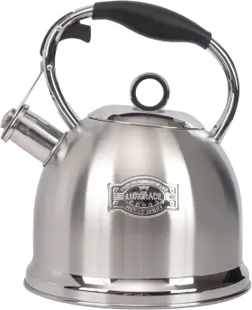 T12-silver Luxgrace Tea Kettle For Stovetop Grade Stainless Steel Water Pot Home &