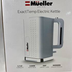 M Ller X001mo4dt3 Mueller 1.7lt 1500watt Rapid Boil Electric Kettle Auto Shut-off