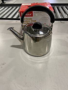 M-max 008678645615 M-max Food Grade Stainless Steel Whistling Kettle 3l -