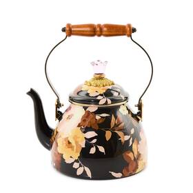 Mackenzie-childs B0f5yj2fn8 Mackenzie-childs Enamel Tea Kettle Cute For Stovetop 2 Quarts Wild