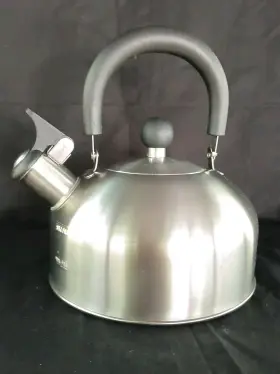 Mainstay 818914013944 Stainless Steel Wistleing 60 Fl Oz Tea Kettle
