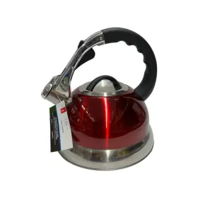 Ms1702662003 Mainstays Brand New Compatible Stovetop Kettle Stainless Steel Red