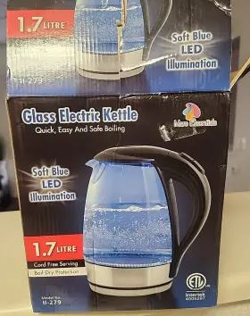 Ii-279 Mare Essentials Glass Electric Kettle 1.7 Liter