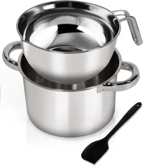 Marsheepy 445031365385 Double Boiler Pot Set 1250ml/1.1