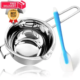 Marsheepy 780682739107 1000ml/1 Quart Double Boiler Chocolate Melting Pot 304 Stainless 1000ml Silver