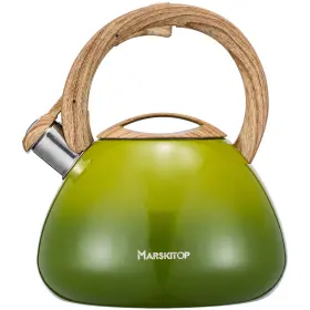 Tk01 Marskitop 3 Whistling Tea Kettle For Stove Top 2.6 Quart Teapot Stovetop St